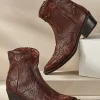 Clearance Soft Surroundings Matisse Savanna Embossed Bootie Brown