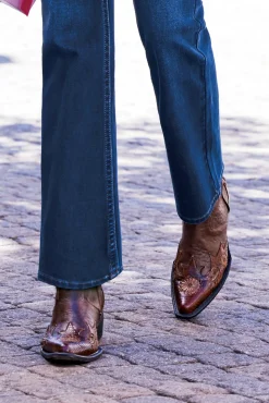 Clearance Soft Surroundings Matisse Savanna Embossed Bootie Brown