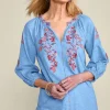 Discount Soft Surroundings Meagan Tunic BlueBonnet