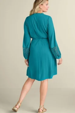 Sale Soft Surroundings Meara Gauze Dress TahitianTide
