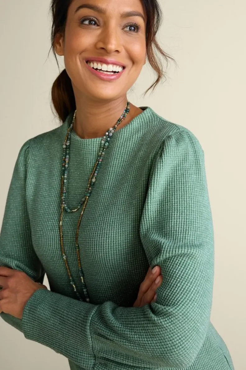 Hot Soft Surroundings Melina Waffle Pullover