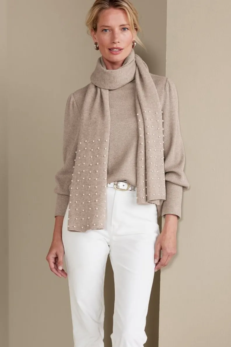 Hot Soft Surroundings Melina Waffle Pullover