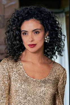 Best Soft Surroundings Melisa Crystal Earrings MetallicChampagne