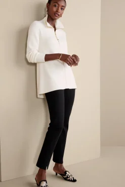 Discount Soft Surroundings Meria Zip Cardi