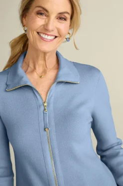 Discount Soft Surroundings Meria Zip Cardi