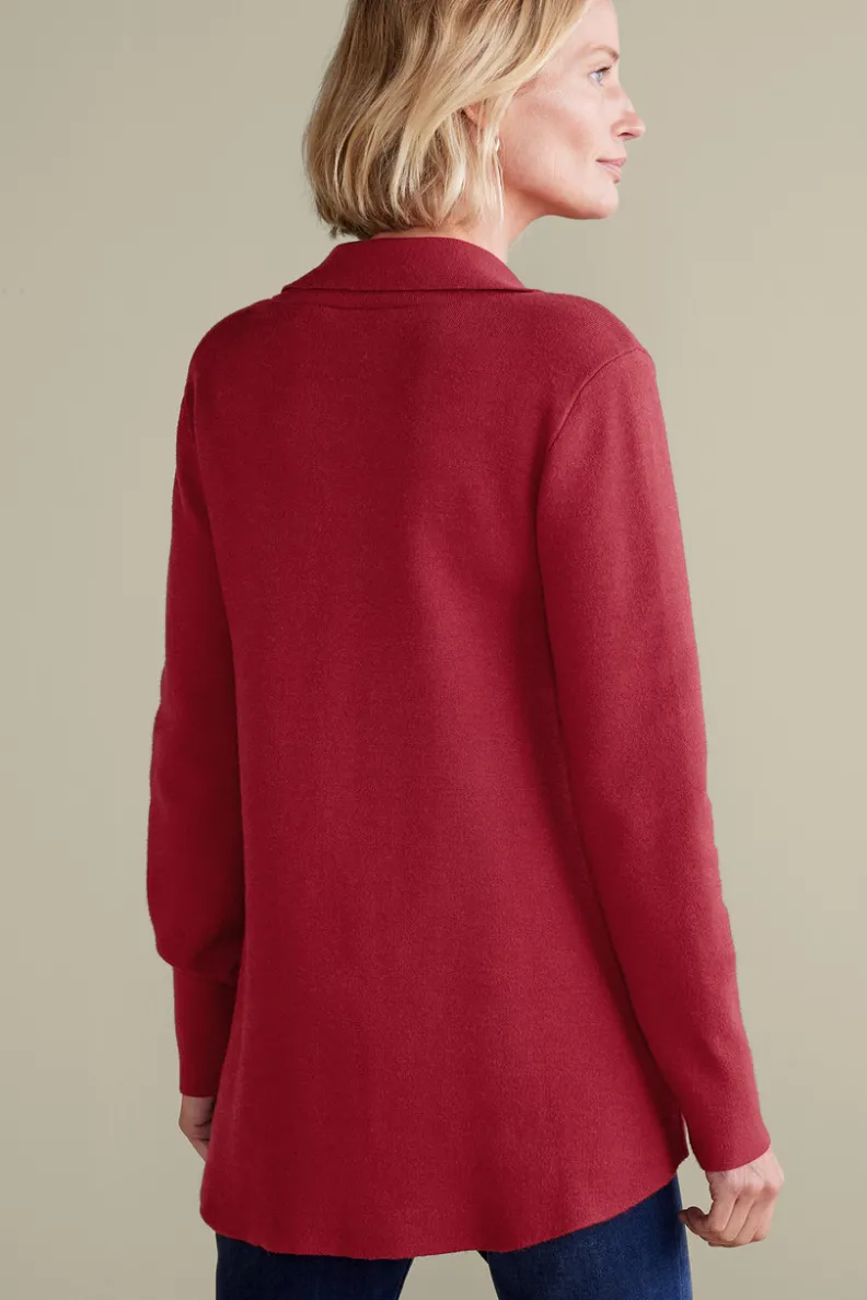 Discount Soft Surroundings Meria Zip Cardi