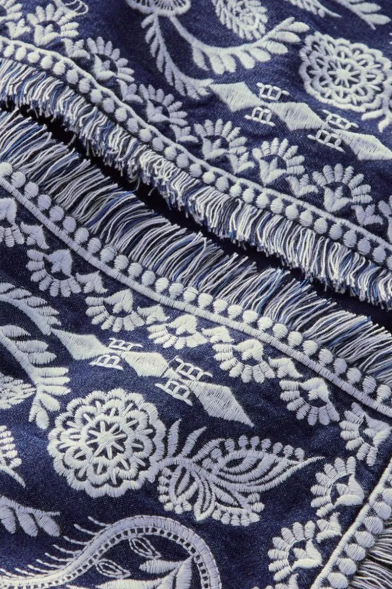 New Soft Surroundings Mesaria Jacket DenimBlue