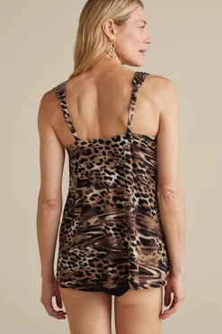 Fashion Soft Surroundings Miraclesuit Razzle Dazzle Tankini Top Ocicat