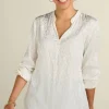Clearance Soft Surroundings Mirasol Jacquard Tunic IvoryPearl
