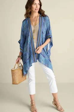Online Soft Surroundings Miravelle Kimono AzoresScarf