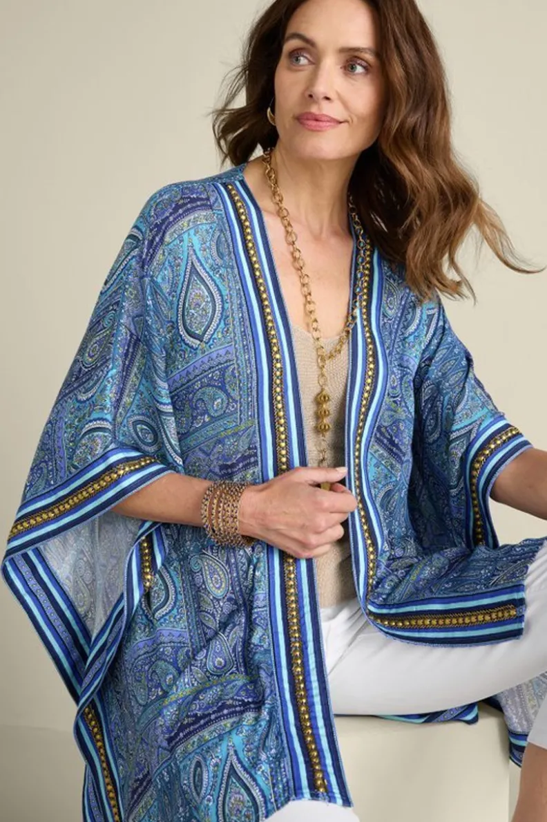 Online Soft Surroundings Miravelle Kimono AzoresScarf