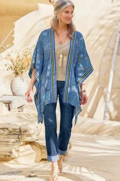 Online Soft Surroundings Miravelle Kimono AzoresScarf