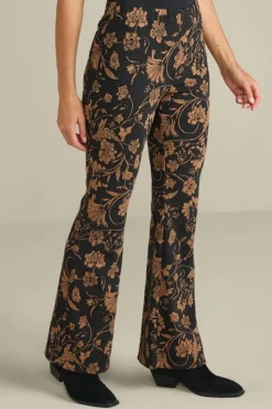 Discount Soft Surroundings Mischa Jacquard Pants FloralScarfJacquard