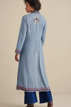 Discount Soft Surroundings Morena Duster DenimBlue