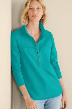 Online Soft Surroundings Neera French Terry Tunic