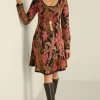 Sale Soft Surroundings Nelia Jacquard Sweater Dress SavannahGarden