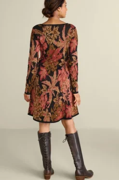 Sale Soft Surroundings Nelia Jacquard Sweater Dress SavannahGarden
