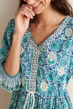 Sale Soft Surroundings Nerissa Dress AbstractFloral