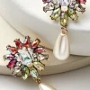 Fashion Soft Surroundings Nova Crystal Earrings Multi