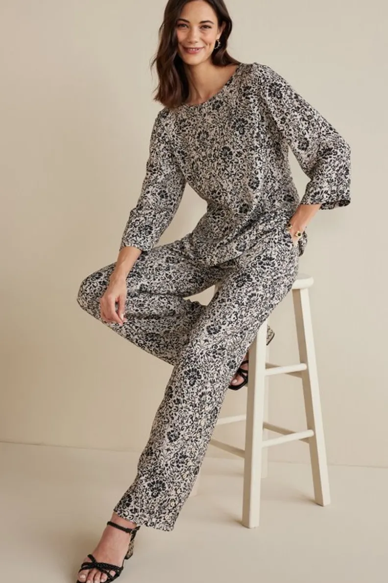 Fashion Soft Surroundings Oceo Gauze Wide-Leg Pants