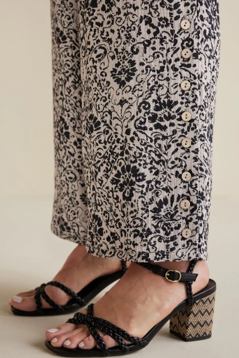 Fashion Soft Surroundings Oceo Gauze Wide-Leg Pants