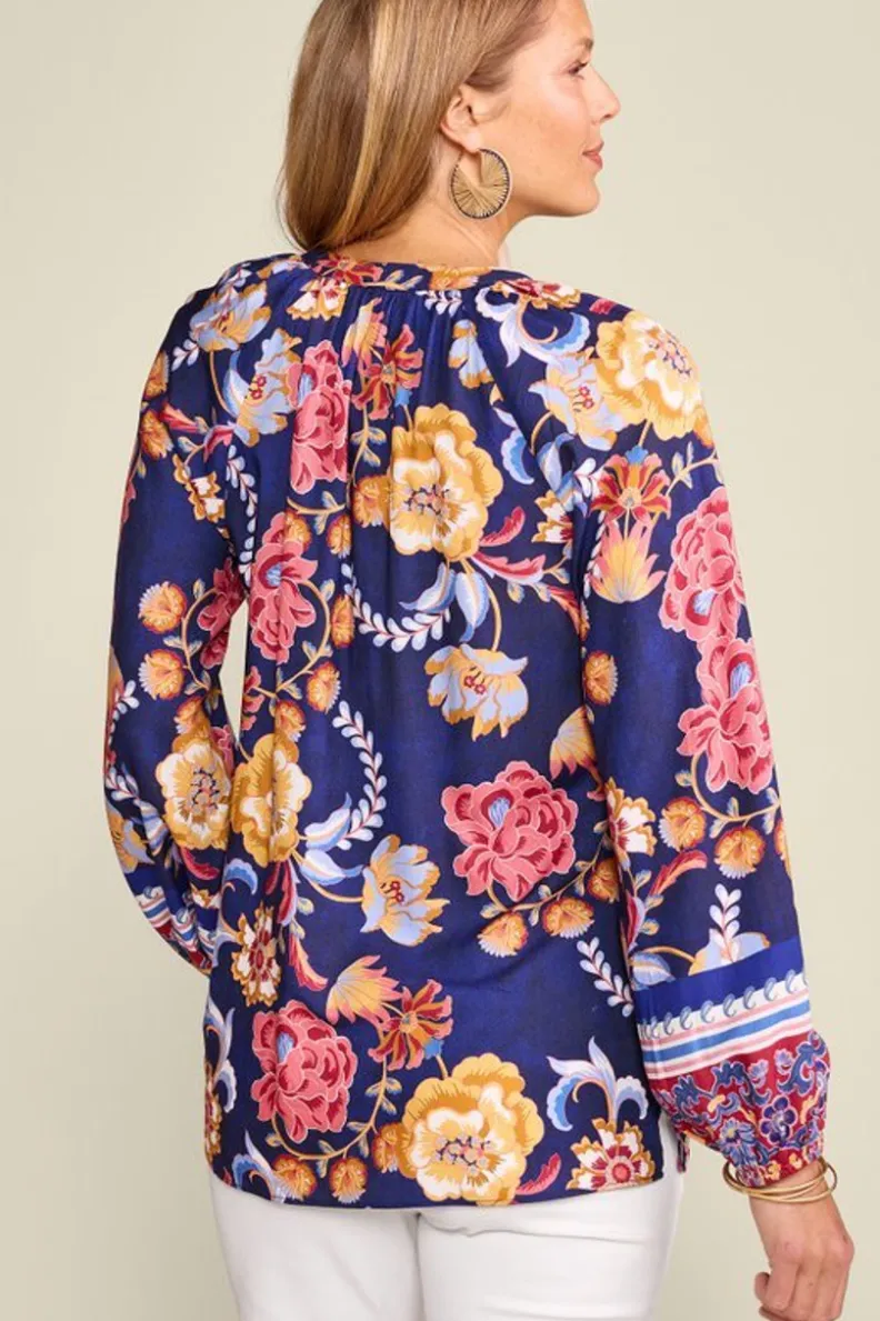Online Soft Surroundings Ohana Blouse AkrotiriFlowers