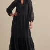 Online Soft Surroundings Olga Dress Black