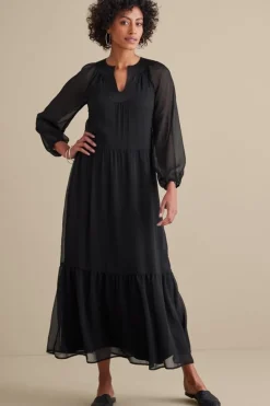 Online Soft Surroundings Olga Dress Black