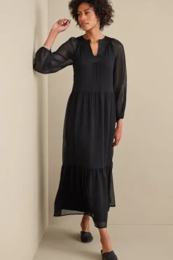 Online Soft Surroundings Olga Dress Black