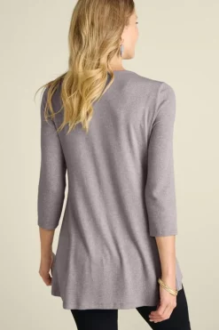 Hot Soft Surroundings Ophelia Tunic HeatherGrey