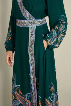 Clearance Soft Surroundings Parry Maxi Dress TuscanScarf