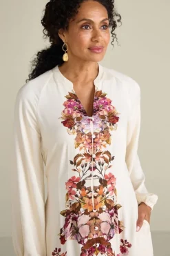 Outlet Soft Surroundings Paulette Shirtdress MultiFloral