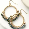 Outlet Soft Surroundings Phoebe Beads Hoop Earrings Gold