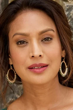 Outlet Soft Surroundings Phoebe Beads Hoop Earrings Gold