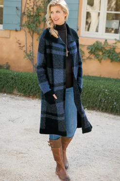 Hot Soft Surroundings Posh Plaid Cardigan PoshPlaid