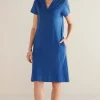Best Soft Surroundings Presley Short Dress Sapphire