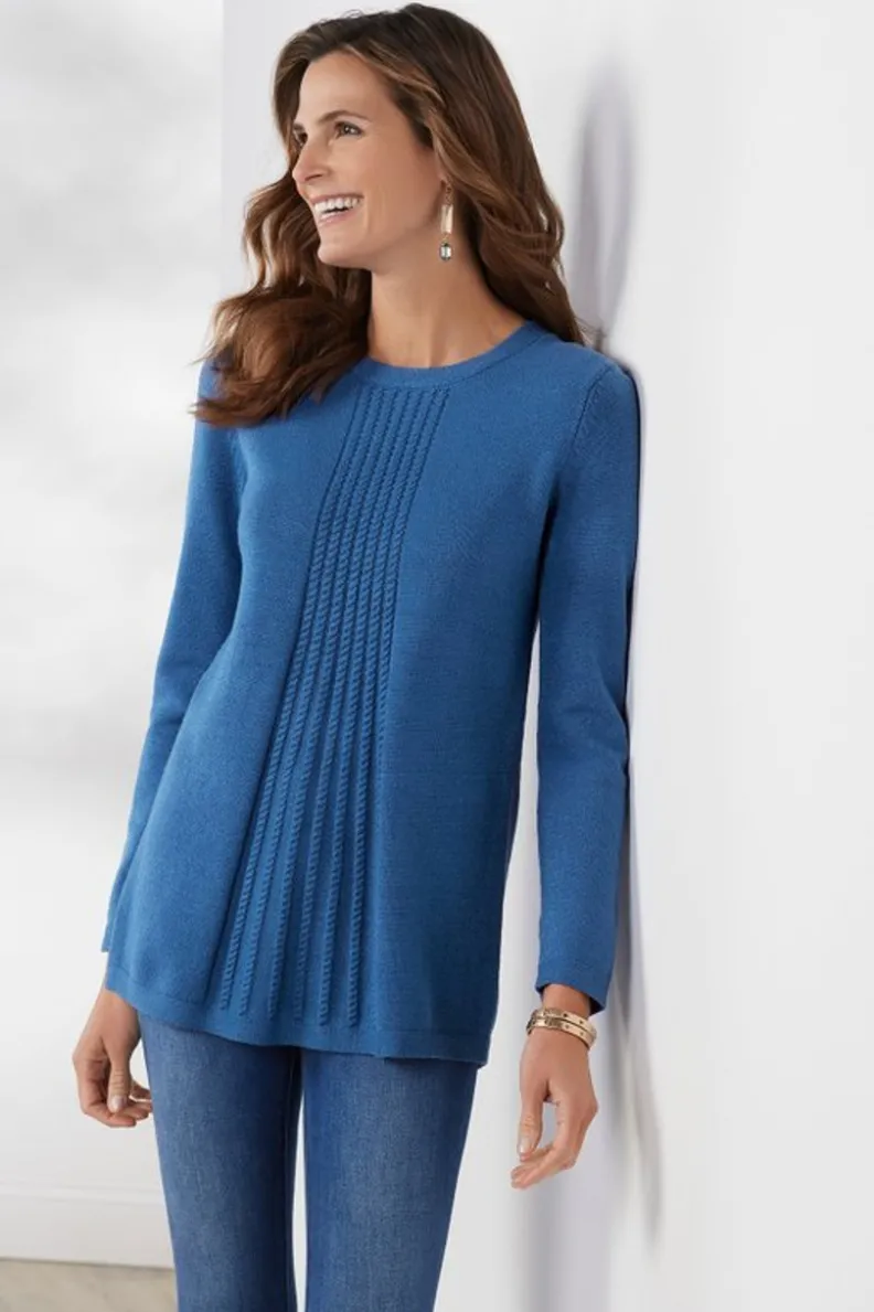 Best Soft Surroundings Priscilla Pullover Tunic Sweater