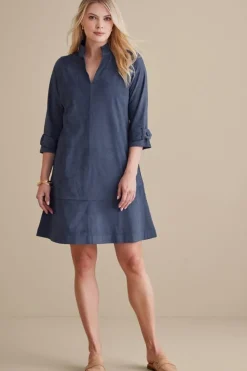 Online Soft Surroundings Rani Faux Suede Dress