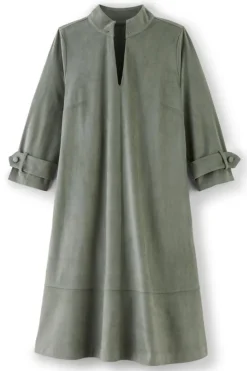 Online Soft Surroundings Rani Faux Suede Dress