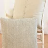 Fashion Soft Surroundings Raw Silk Woven Euro Sham Natural