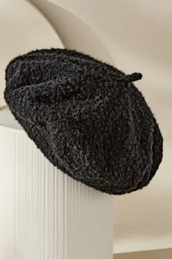 Online Soft Surroundings Remi Boucle Beret Black