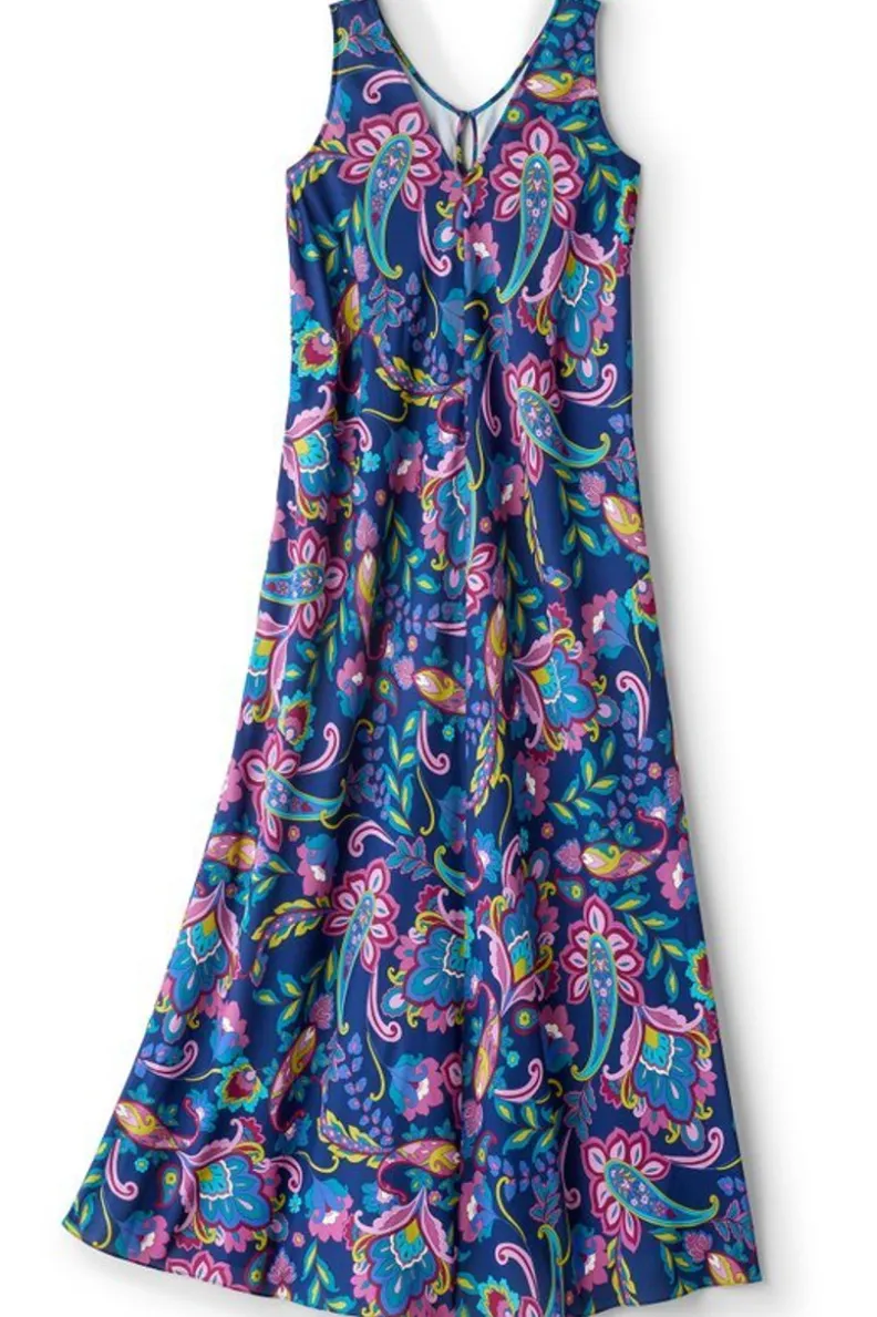 New Soft Surroundings Rosalia Maxi Dress SanFranPaisley