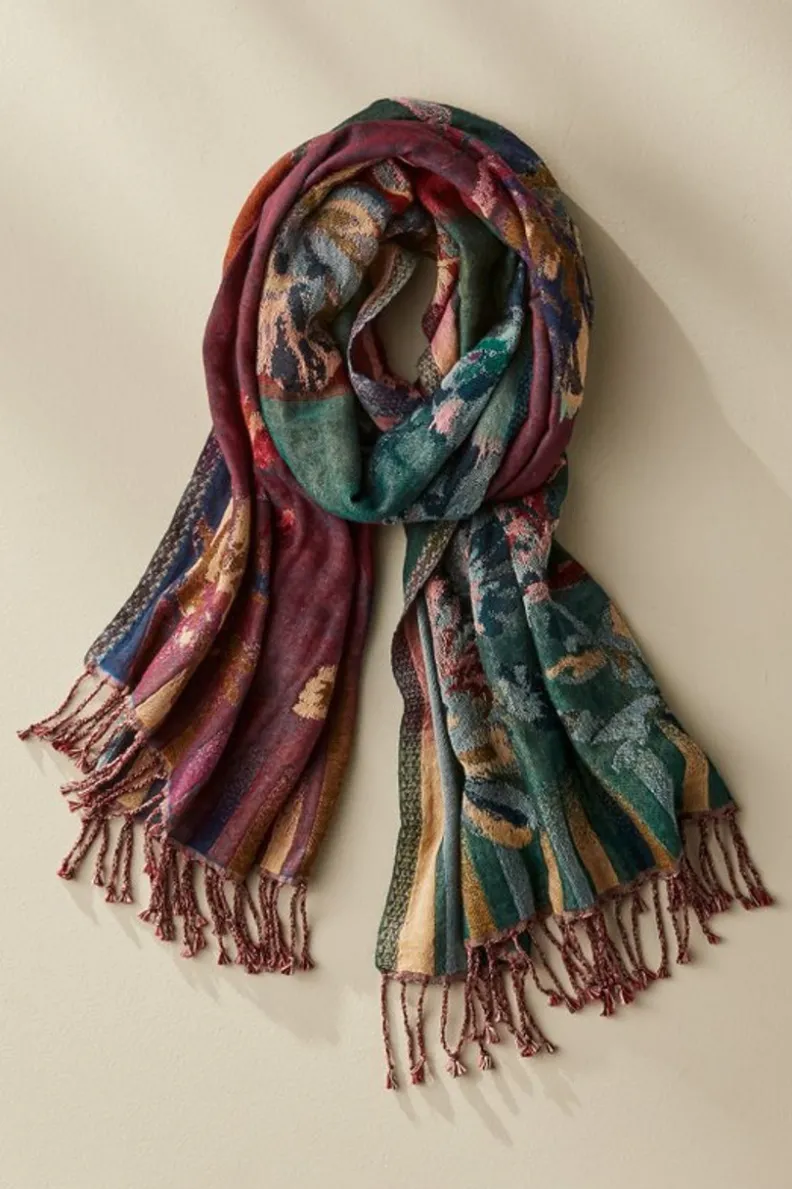 Sale Soft Surroundings Rosy Reversible Scarf Multi