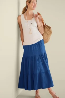 Best Soft Surroundings Ruari Gauze Maxi Skirt
