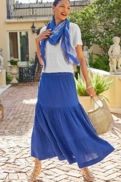 Best Soft Surroundings Ruari Gauze Maxi Skirt