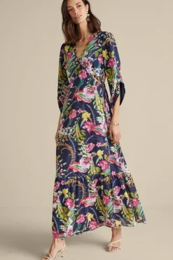 Online Soft Surroundings Samantha Maxi Dress NavyPaisley