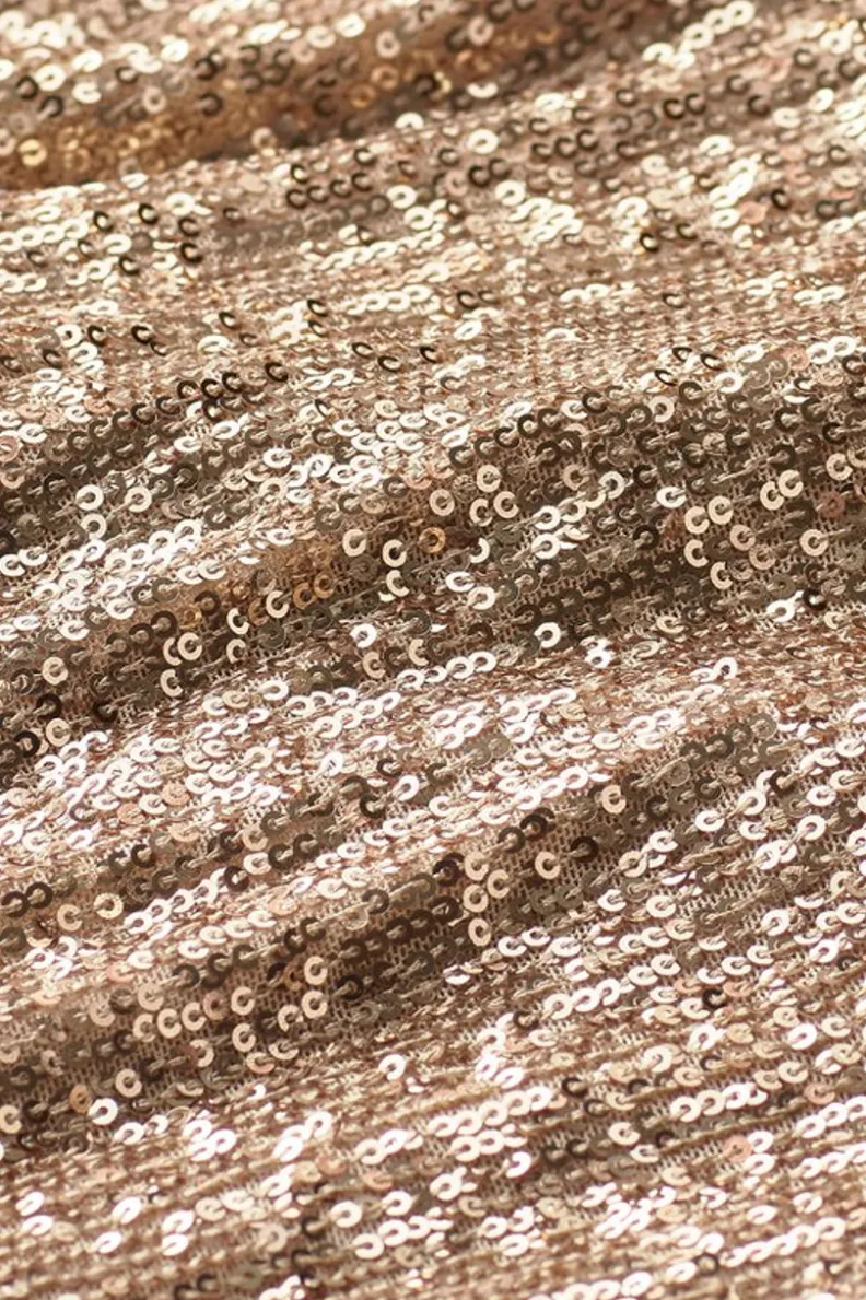 Discount Soft Surroundings Sancerre Sequin Dress GoldSequin