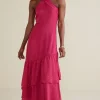 Fashion Soft Surroundings Sanna Sparkling Maxi Dress Sangria
