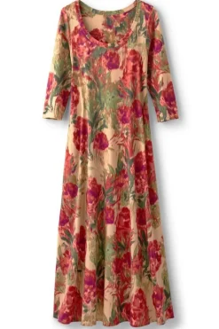 Best Soft Surroundings Santiago 3/4 Sleeve Dress