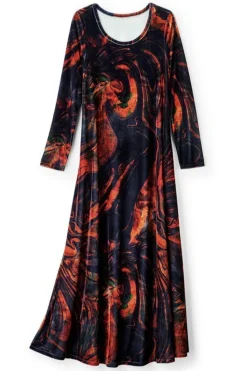 Best Soft Surroundings Santiago Stretch Velvet Dress